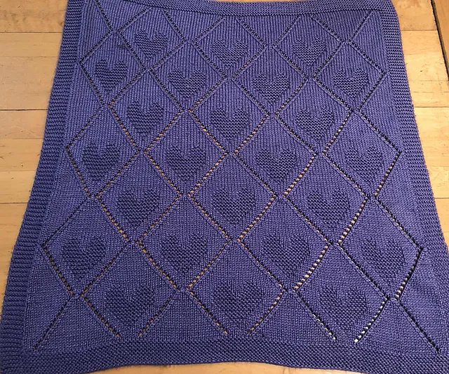 Baby Heart Blanket